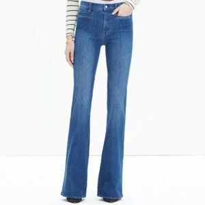 Madewell Flea Market Flares, EUC, Size 27